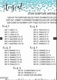 Image result for August 30-Day Scripture Writing