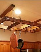 Image result for DIY Hanging Pot Rack