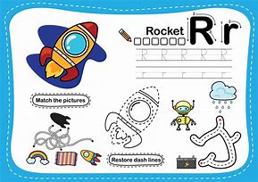 Image result for Alphabet R for Rocket
