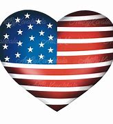 Image result for American Flag Heart Cliaprt
