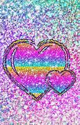 Image result for Rainbow Glitter Heart Black Background