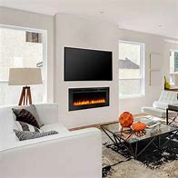 Image result for Wall Mount Electric Fireplace