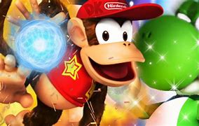Image result for Yoshi and Diddy Kong