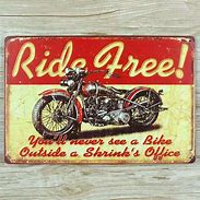 Image result for Vintage Motorcycle Signs