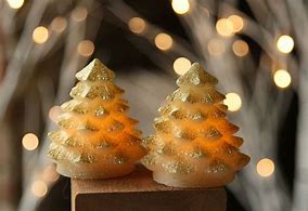 Image result for LED Gold Glitter Tree