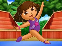 Image result for Dora the Explorer Gymnastics Adventure