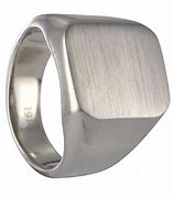 Image result for Stainless Steel Signet Ring