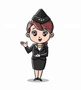 Image result for Flight Attendant Cartoon