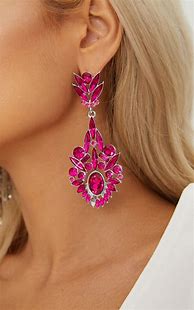 Image result for Pink Diamond Earrings