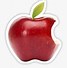 Image result for Red Apple Logo Transparent