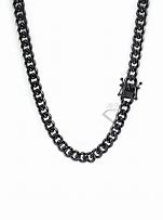 Image result for Black Cuban Chain with Cross 10Mm 22 Inch