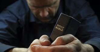 Image result for Praying Bible
