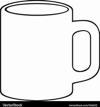 Image result for Black and White Coffee Cup Vector