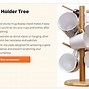 Image result for Coffee Mug Tree Stand Holder