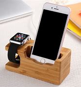 Image result for Wood Phone and Watch Stand