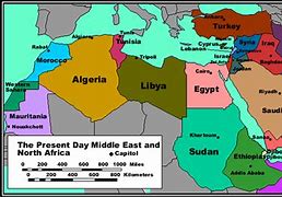 Image result for The Middle East Countries Map