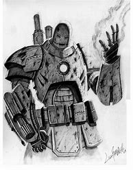 Image result for Iron Man Mark 1 Print Black and White