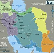 Image result for Iran Region Map