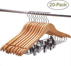 Image result for Wooden Suit Hangers