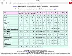Image result for Kids Size Chart Clothing