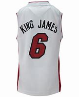 Image result for LeBron James Jersey Youth Size Miami Heat
