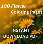 Image result for Flower Coloring Pages Printable Templates