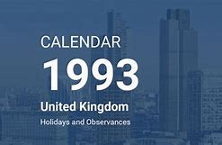 Image result for 1993 Calendar