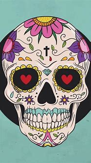 Image result for Cute Sugar Skull Wallpaper