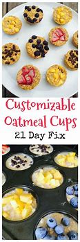 Image result for 21-Day Fix Oatmeal Breakfast Ideas