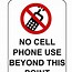Image result for No Cell Phone Sign Template