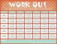 Image result for 30-Day Workout Challenge Printable Calendar