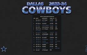 Image result for Dallas Cowboys TV Schedule