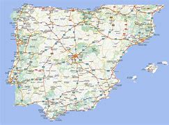 Image result for Carte Routiere Espagne