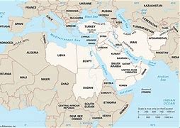 Image result for Printable Middle East and Central Asia Map
