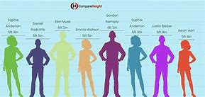 Image result for Human Height Comparison
