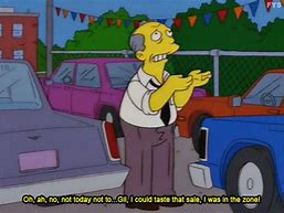 Image result for Gil Simpsons Car Salesman