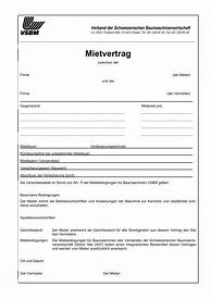 Image result for Mietvertrag PDF Template