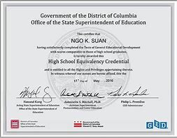 Image result for Ontario GED Certificate