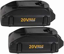 Image result for Worx 20V Battery WA3525