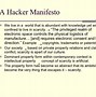 Image result for Hacker Manifesto