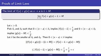 Image result for Limit Proof