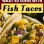 Image result for What to Serve with Fish Tacos