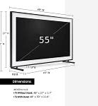 Image result for 55-Inch TV Height Chart
