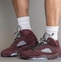 Image result for Maroon and White Air Jordans