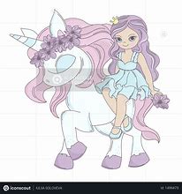 Image result for Cartoon Unicorn Princess