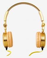 Image result for Gold Headphones 2D Cartoon