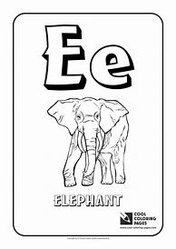 Image result for Letter E Coloring