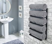 Image result for Black Modern Towel Rack
