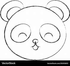 Image result for Draw Cartoon Panda Cute Head