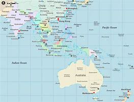 Image result for Southeast Asia Australia Map